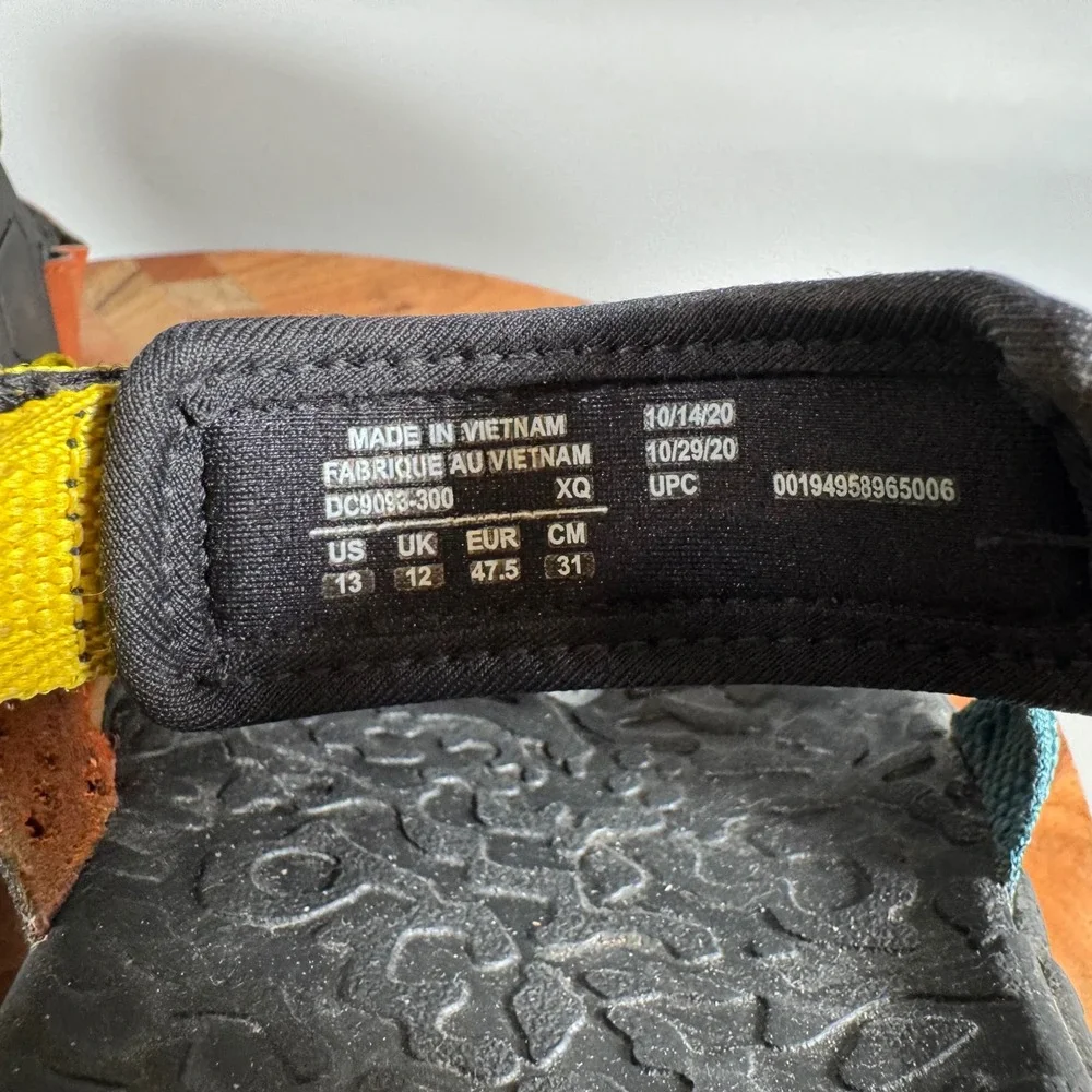 Nike‎ ACG Air Deschutz Dark Teal Green Black Mens Sandals DC9093-300 Size 13